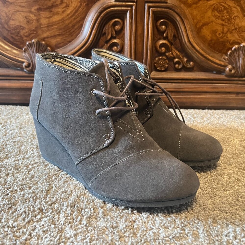 Toms Wedges Size 12